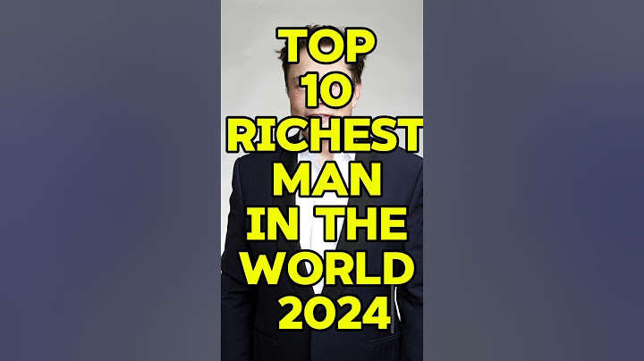 Top 10 Richest Man In  The World  2024 #top #rich