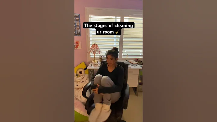 The stages of cleaning ur room 🥲#shorts #relatable #funny #cleaning #teens