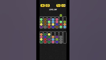 Ball sort puzzle level 287