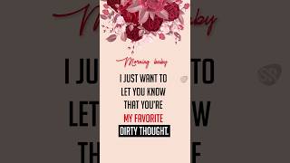 Flirty Good Morning Messages for Him #shorts #lovemessages #goodmorningwishes #flirtytexts