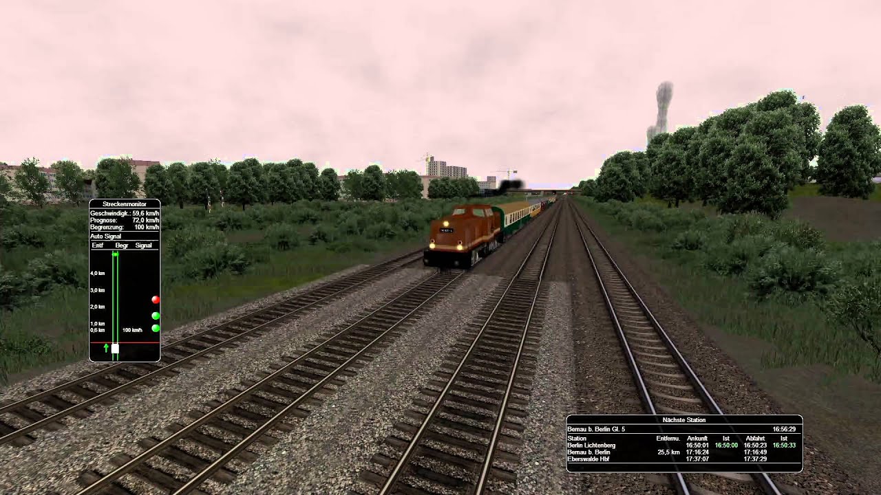 Open Rails - Berlin - Stettin mit BR110 Sandwich [MSTS]