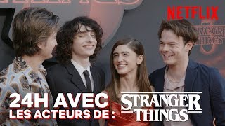 24H AVEC les acteurs de Stranger Things | Netflix France