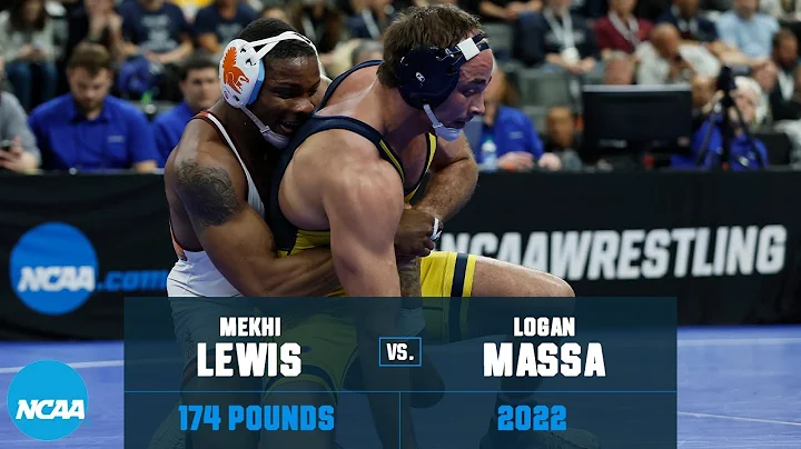 Mekhi Lewis vs. Logan Massa: 2022 NCAA wrestling c...