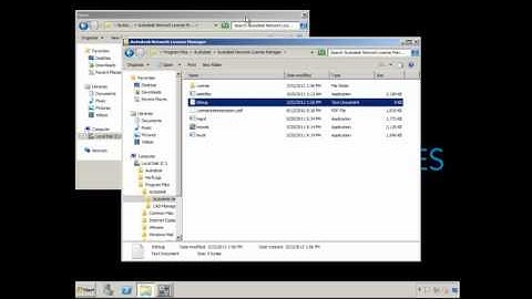 FlexLM on Windows Server 2008 R2 virtual machine for Autodesk 2013 & 2012 products