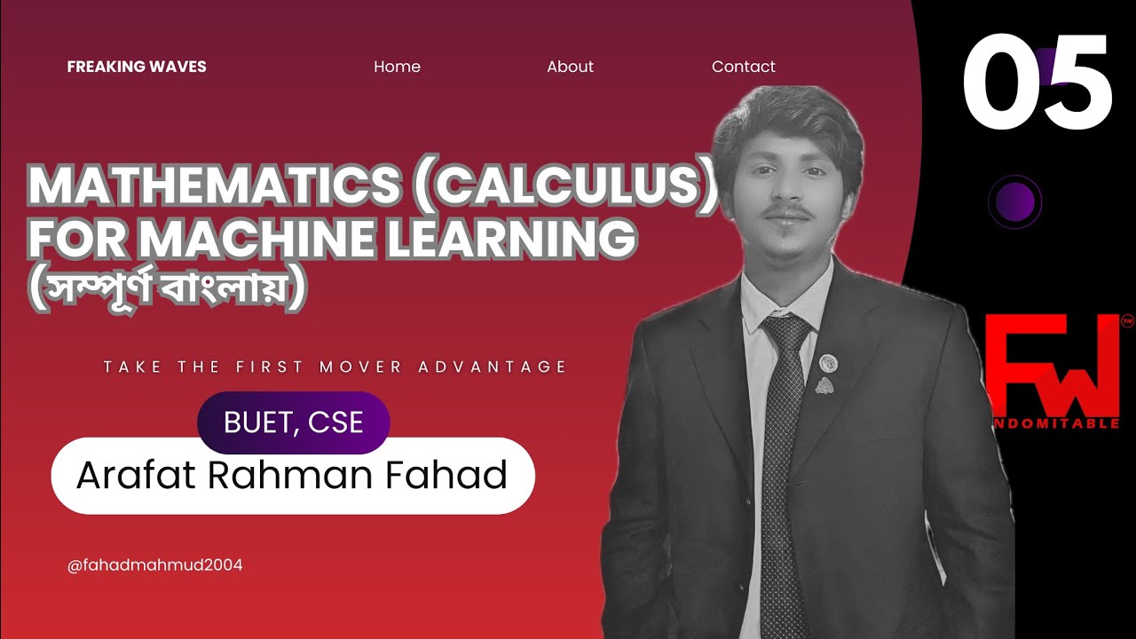 05.Best Gradient Descent Video on Internet- Calculus for ML Bangla ...