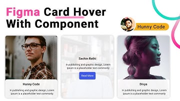 Figma Card Hover Effect with Interactive Component use multiple pages | Figma Hover Effect