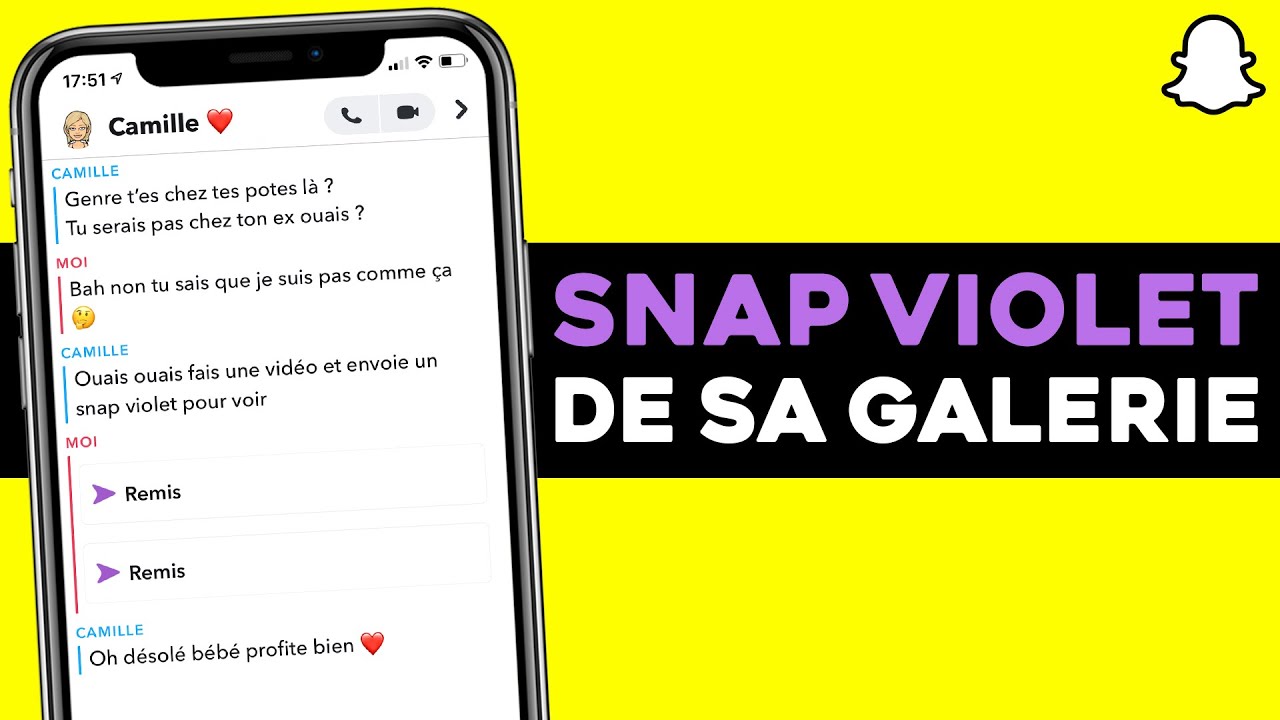 Envoyer Un Snap De La Galerie En Direct COMMENT ENVOYER UN SNAP VIOLET DE SA GALERIE VIDÉO EN 2021 - TUTO - YouTube