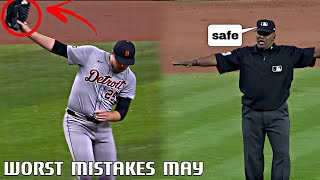 MLB| Worst mistakes of the 3rd week may 2024
