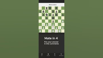 Hardest Mate in 4 puzzle #chess #chesstactics #checkmate #chesspuzzle