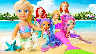As Sereias E Seus Talentos Historinha Infantil Para Meninas. Bonecas Barbie.