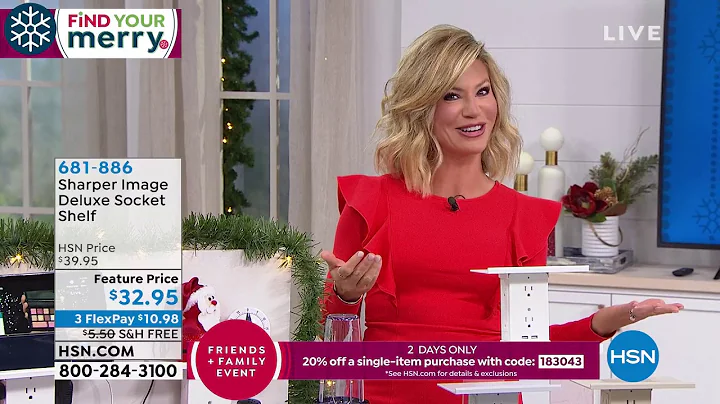 Sharper Image Deluxe Socket Shelf