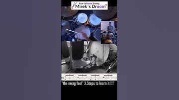 The "swag" Feel in 3.Steps @mireksdroom   #beats #drumlessons  #rudiments #schlagzeuglernen