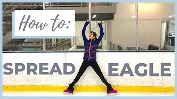 HOW TO DO THE SPREAD EAGLE || LEARN A NEW SKATING MOVE  | Coach Michelle Hong