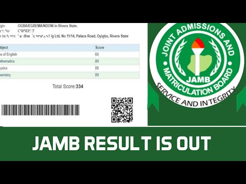 how to check jamb result 2021