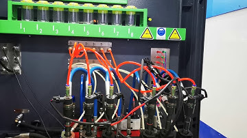 EPS916 test 6pcs Common rail injector at the same time