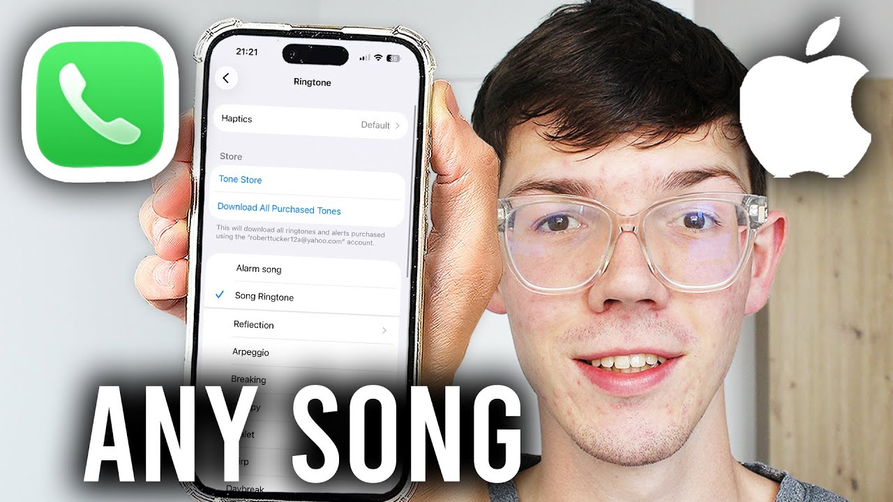 How To Set ANY Song As iPhone Ringtone - FREE & NO Computer - YouTube