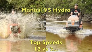 Mud Mowers: Hydro VS Manual in the Sand , Troy # 5 Sand Romp