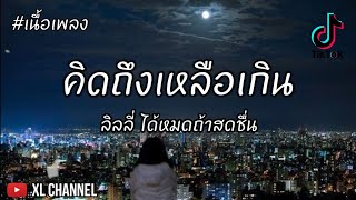 #เนื้อเพลง คิดถึงเหลือเกิน - ลิลลี่ ได้หมดถ้าสดชื่น #เพลงไหม่ #เพลงเพราะๆ