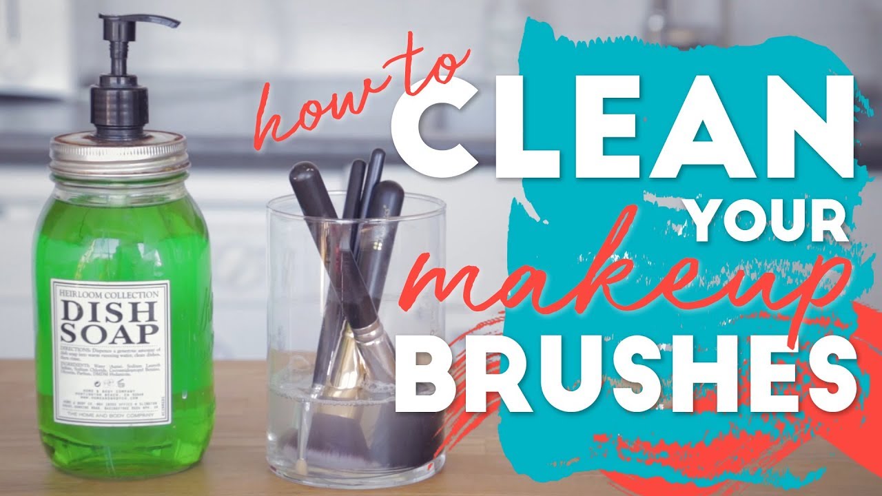 How To Clean Makeup Brushes With Household Products YouTube