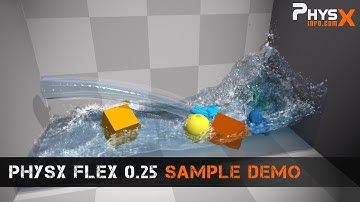 PhysX Flex 0.25 - Sample Demo