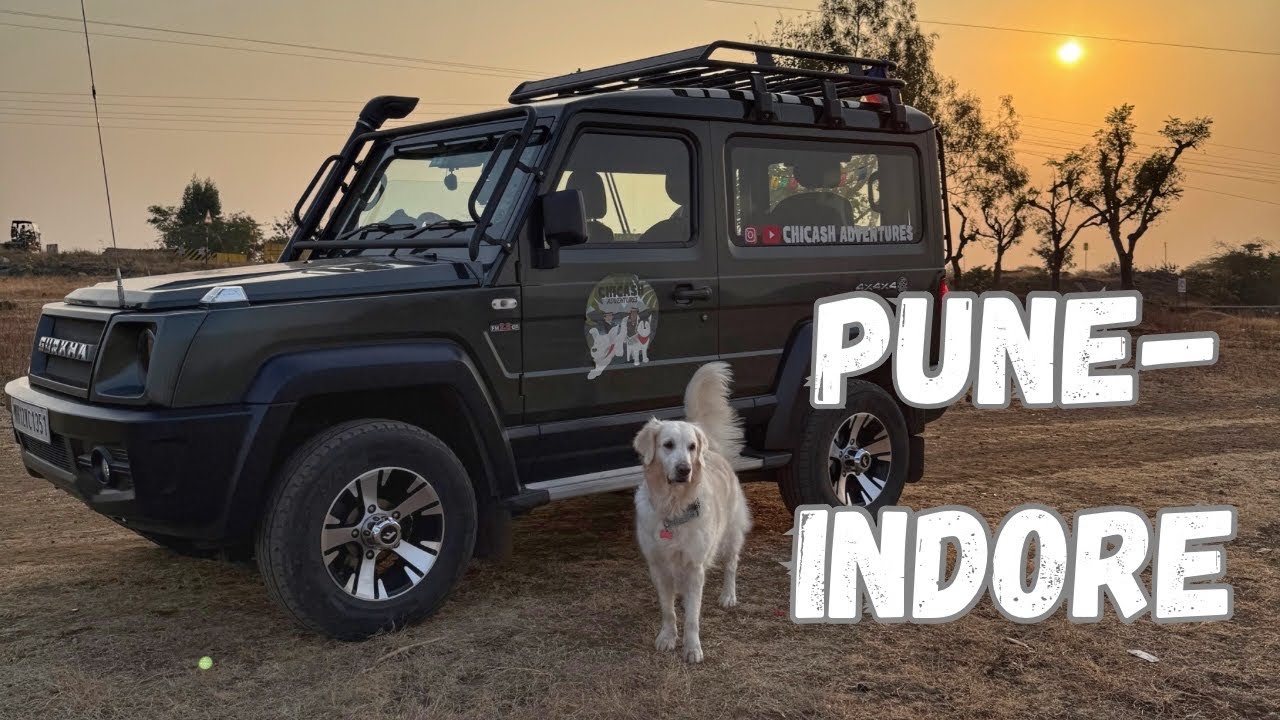 Tyre blast 😳| Pune - Indore Roadtrip