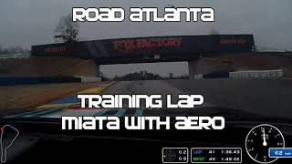 Road Atlanta Training Lap - Aero Miata