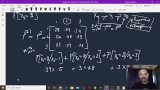 Chapman Kolmogrov Theorem poblems