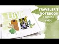 SCRAPBOOKING Process video  2 DOUBLES PAGES Traveller's Notebook I LYDILLE