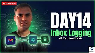 Auto-Log Every Email to Google Sheets Using n8n | Inbox Logging Workflow | AI for Everyone (Day 14)
