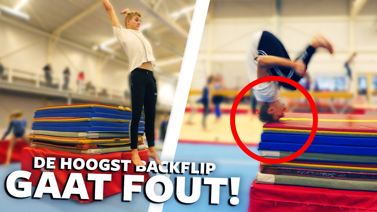 WIE KAN DE HOOGSTE BACKFLIP | #52