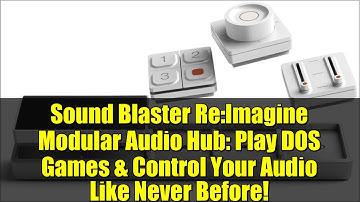 Sound Blaster Re:Imagine Modular Audio Hub: Play DOS Games & Control Your Audio Like Never Before!