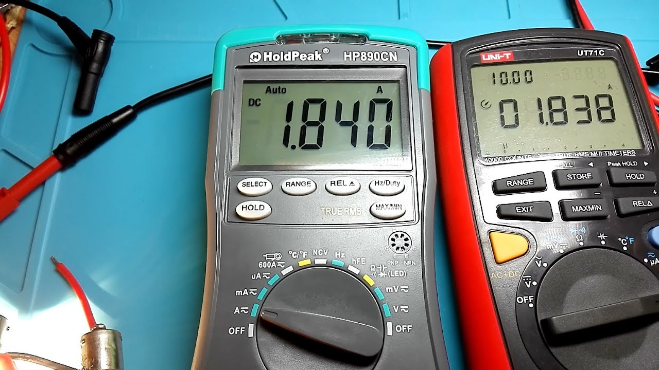 HoldPeak HP890CN. Ч2. Основные измерения. - YouTube