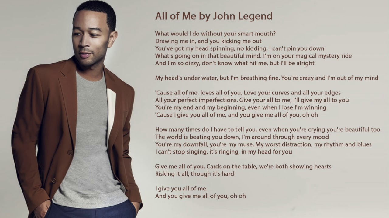 all of me lyrics john legend meaning