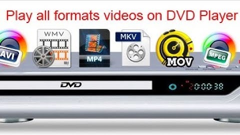 Which format support in dvd player