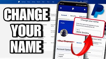 How To Change Your Name in PayPal (2024) - Change username PayPal