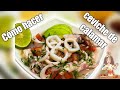 MIRA QUÉ FÁCIL ES  HACER UN CEVICHE DE CALAMAR ECUATORIANO