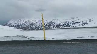 Fahrt über den Pass Vantsskarð bis nach Njarðvík entlang Borgarfjarðarvegur  Straße 94