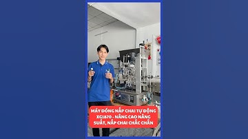 Máy đóng nắp chai tự động XG1870 - Nâng cao năng suất, nắp chai chắc chắn