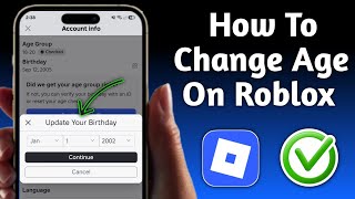 How To Change Your Age On Roblox Account (2026) | Easy Roblox Birthday Update Guide