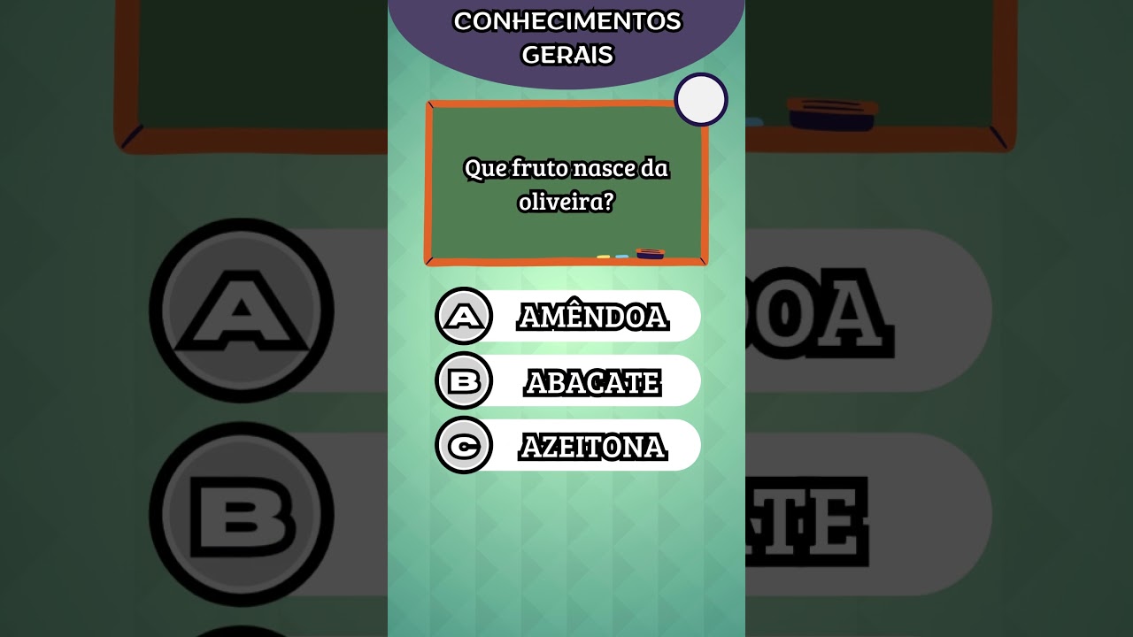 QUIZ DE CONHECIMENTOS GERAIS NÍVEL FÁCIL #84 