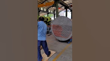 Heat exchanger installation of copper tube process