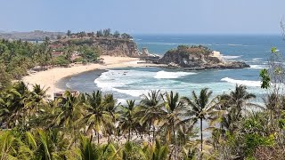 Jalan Menuju Pantai Klayar Obyek Wisata Unggulan Kabupaten Pacitan