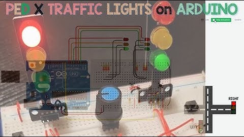 Arduino Pedestrian Crossing Traffic Lights