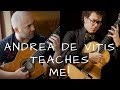 Andrea De Vitis Teaches Me Capricho Arabe #1 | Tarrega | NBN Guitar