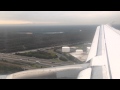 Lufthansa A320 landing to Frankfurt FRA from Moscow DME