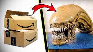 How to make a Xenomorph Head out of CARDBOARD