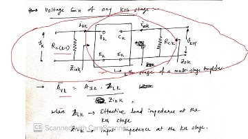 Analysis of Multistage Amplifiers using Hybrid Model