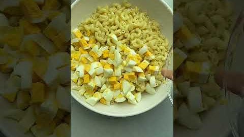 No Mayo Macaroni Salad #shorts