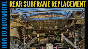 How To Drop The Rear Subframe On A Subaru Crosstrek