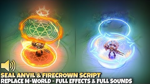Seal Of Anvil & Firecrown Recall Script - Full Sounds | No Password & Transformer Patch | MLBB